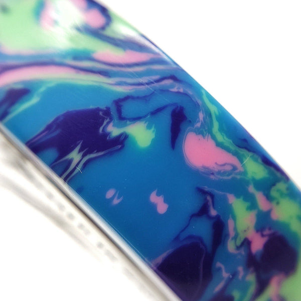Tie-Dye Resin Watch - Side Closeup - Maker Watch Co.