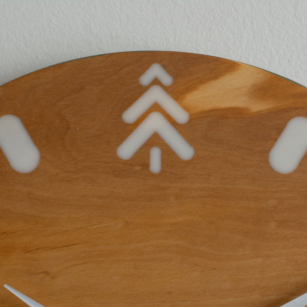 #93 | OLIVE X RESIN Wood Wall Clock Maker Watch Co.® 