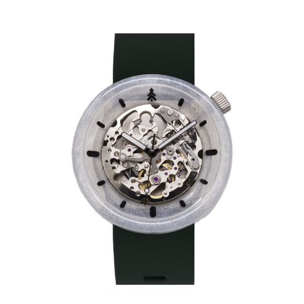 WHITE DIAMOND 43MM Flat Case Maker Watch Co.® 