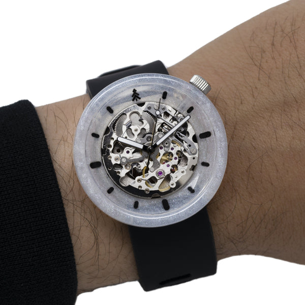 WHITE DIAMOND 43MM Flat Case Maker Watch Co.® 