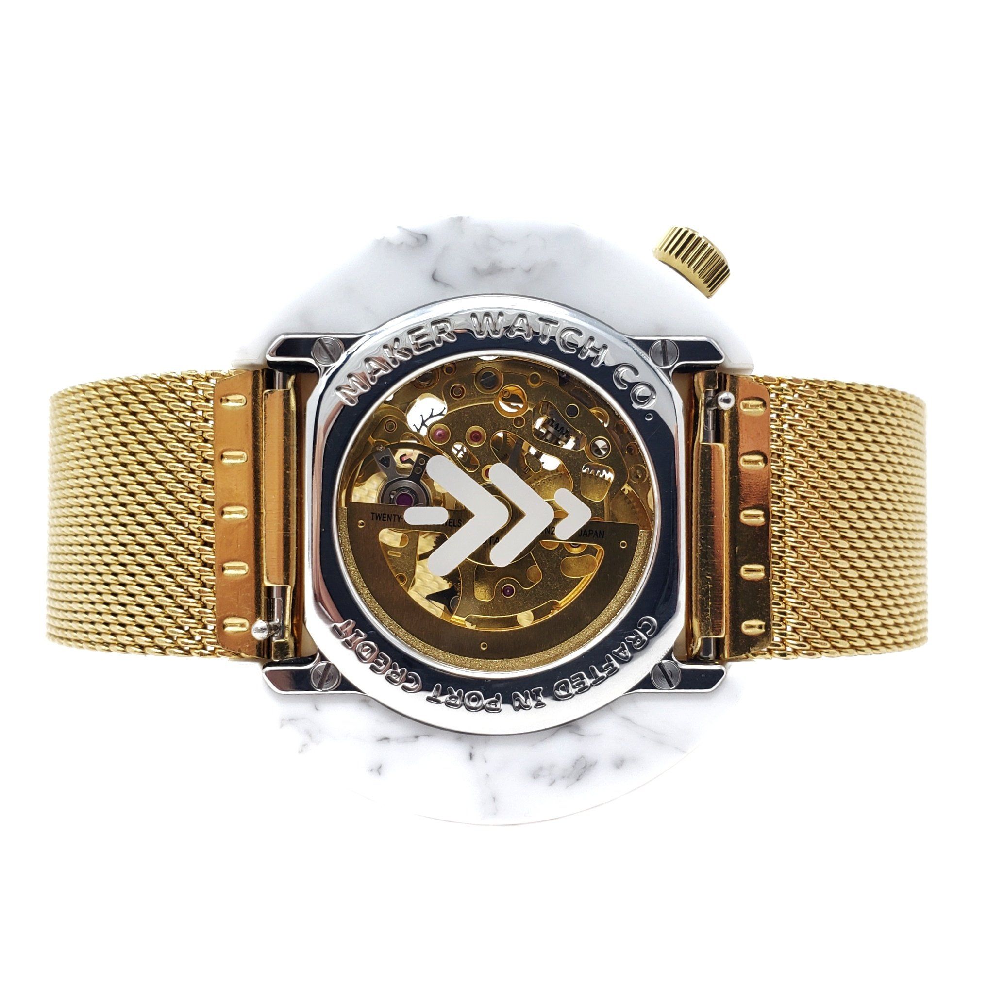 White Marble Resin Watch - Maker Watch Co.®