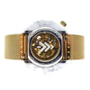 White Marble Resin Watch - Back Glass Exhibition Window - Maker Watch Co.®