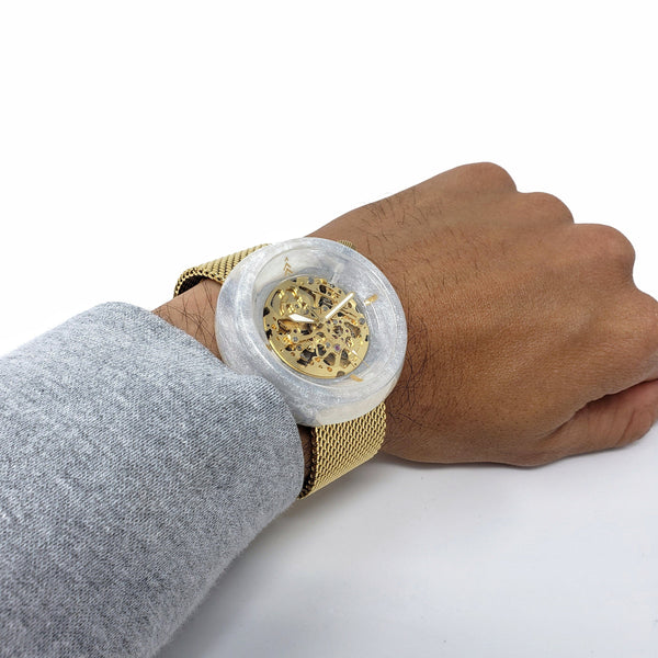 #270 | WHITE DIAMOND (2ND GEN) 45.8MM Round Case Maker Watch Co.® 