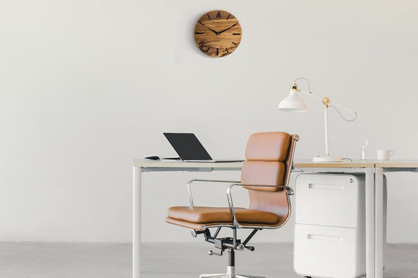 Olive Wood Wall Clock - Maker Watch Company