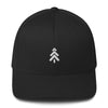 Closed Back Structured Twill Cap Maker Watch Company Black S/M 