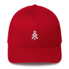 Closed Back Structured Twill Cap Maker Watch Company Red S/M 