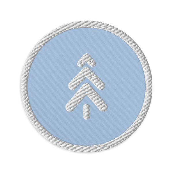 Embroidered Patches (White) Maker Watch Company Light Blue 
