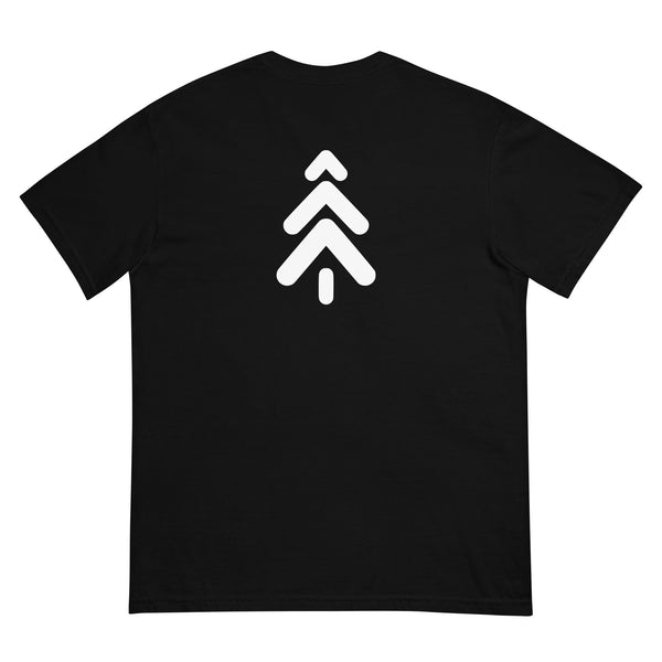 White Logo Tee