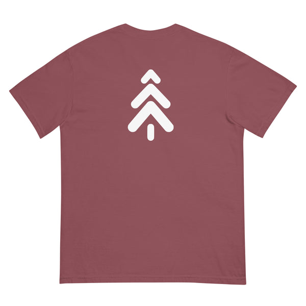 White Logo Tee