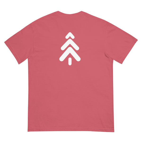 White Logo Tee
