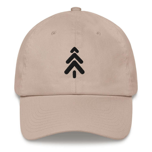 Dad Hat - Black Logo Hat Maker Watch Co.® Stone 