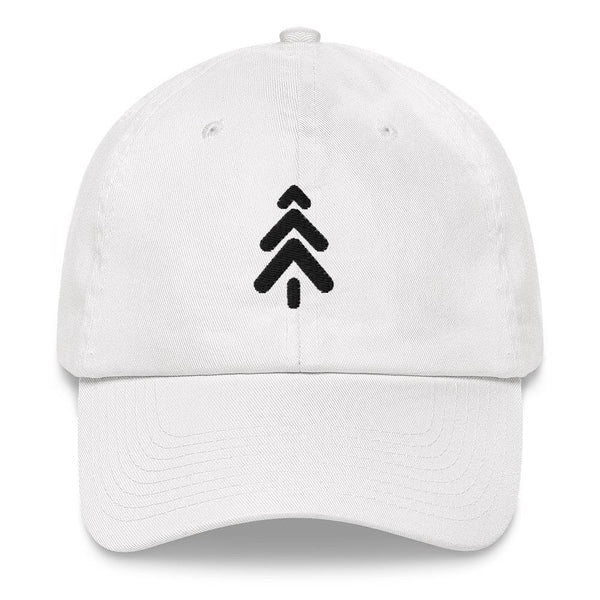 Dad Hat - Black Logo Hat Maker Watch Co.® White 