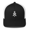 Trucker Cap Hats Maker Watch Company Black/ White 