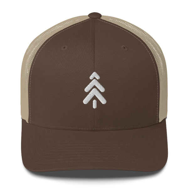 Trucker Cap Hats Maker Watch Company Brown/ Khaki 